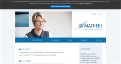 Desktop Screenshot of mathee.com